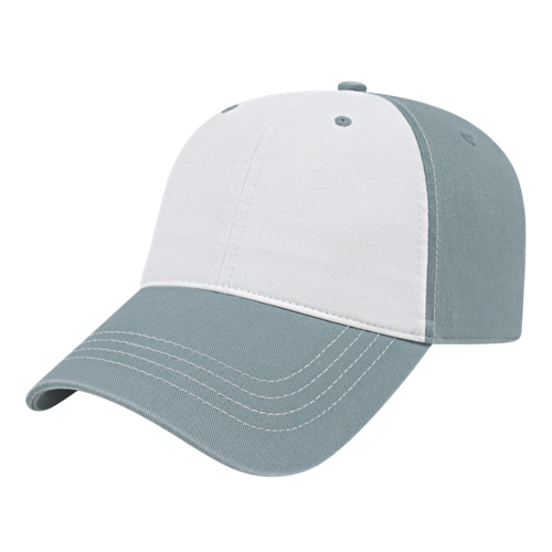 RELAXED GOLF CAP ADULT WHITE/SMOKE BLUE